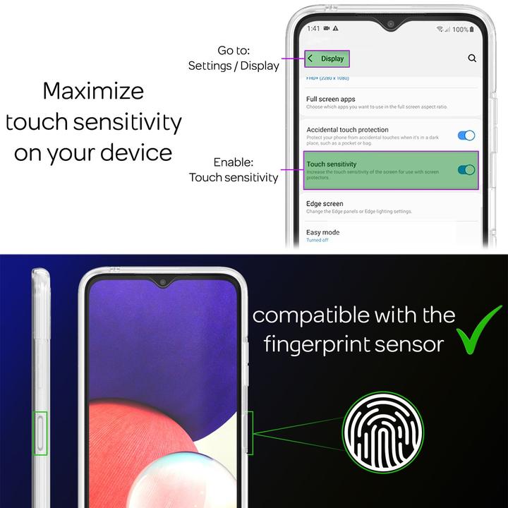Produktbild Nalia 360 Grad Handyhülle (Samsung Galaxy A22 5G)