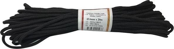 Produktbild Duguva Braided Polyamide Rope Black 6mm 20m (20 m)