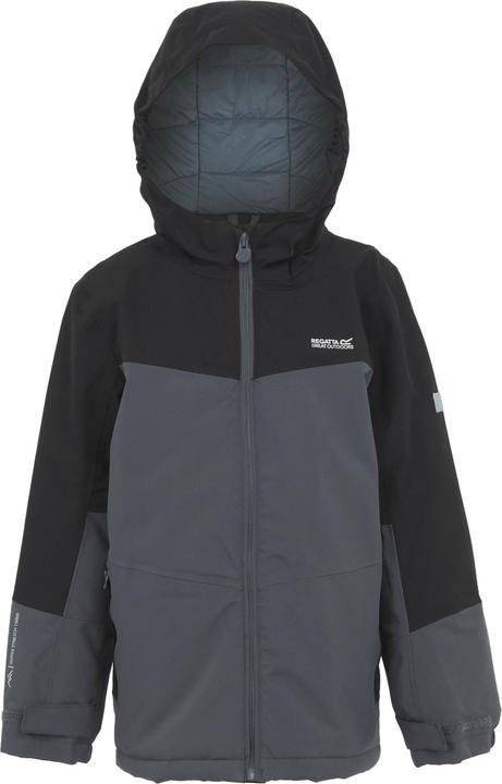 Black, Medium grey