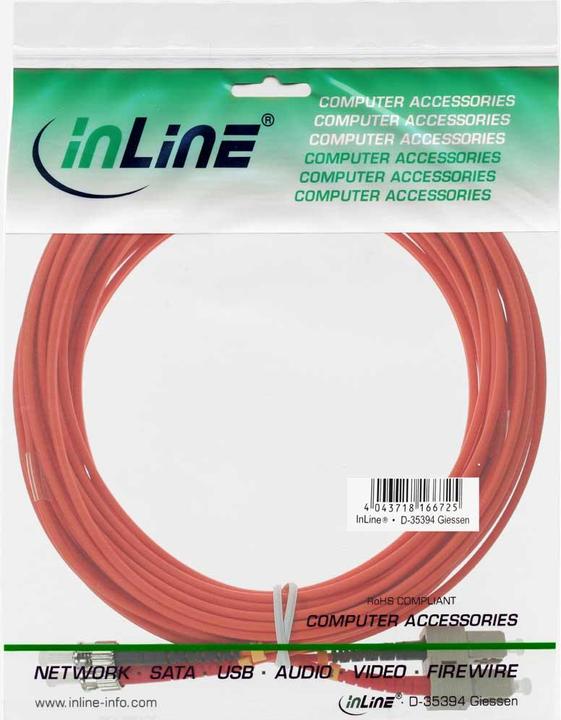 Actual product image InLine LWL Duplex cable (CAT7, 15 m)