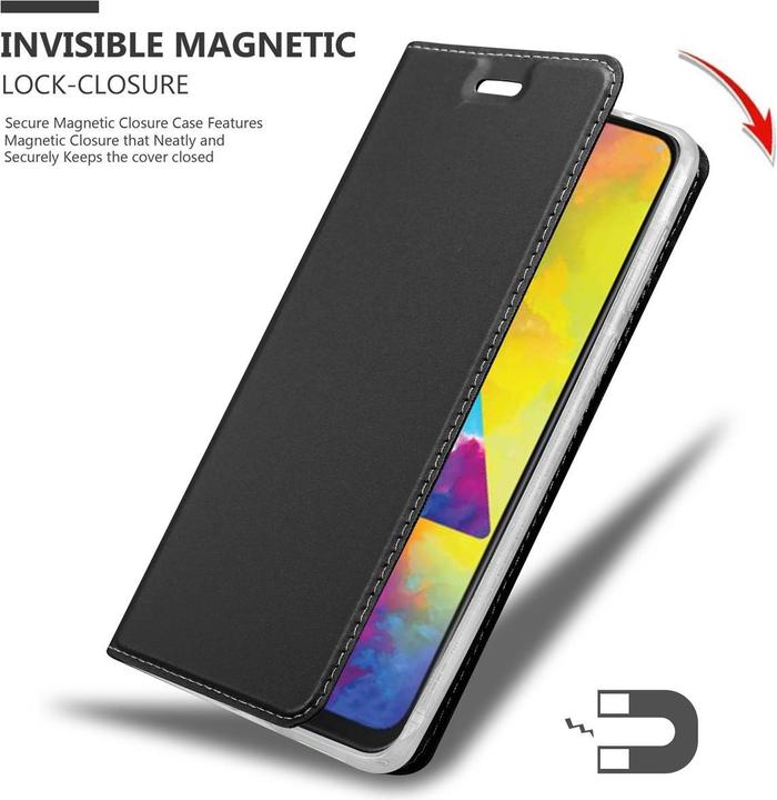 Produktbild Cadorabo Book Classy Style Cover (Samsung Galaxy M30s, Samsung Galaxy M21)