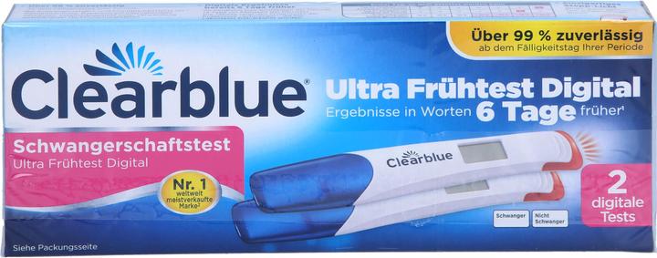 Produktbild Clearblue Schwang Ul Frueh (2 x)