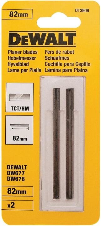 Immagine prodotto DeWalt Lama di pialla. 82 mm (per DW678. DW680/K. DT3906D26501K)