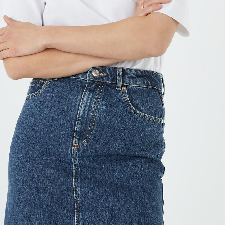Actual product image La Redoute Collections Denim skirt (34)