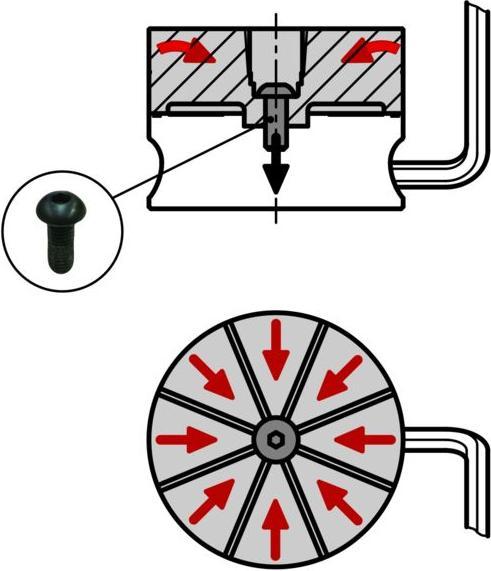 Produktbild Kipp Spannzange mechanisch Aussenspannung (65 mm)