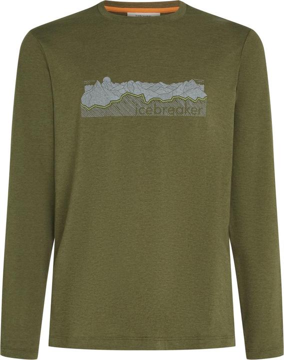 Icebreaker Men Merino Blend Central Classic LS Tee Haute Route