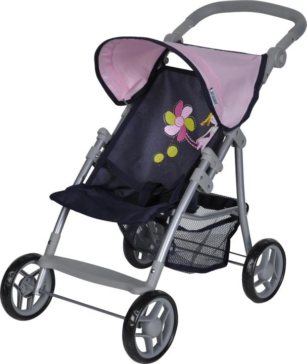 Knorrtoys Passeggino per bambole Liba - blu principessa