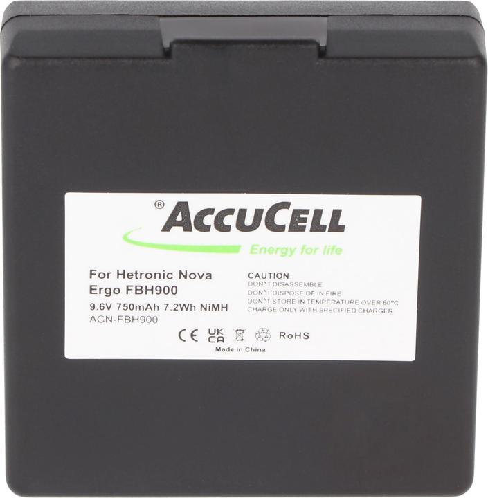 Actual product image AccuCell Battery Hetronic Nova Ergo Battery FBH900, 68300520, 68300520 (9.60 V, 750 mAh)