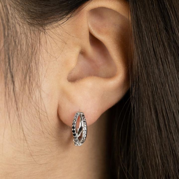 Image du produit Engelsrufer Yin Yang Infinity Creole (Argent 925)