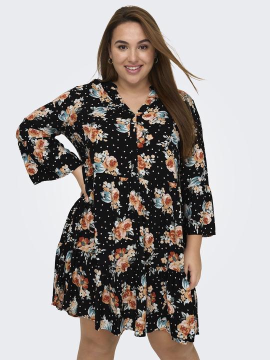 Produktbild Only Curvy 3/4-Arm-Tunika Viskose Kleid (42)