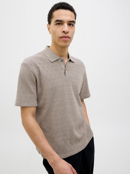 Actual product image Jack & Jones Jprblatrent Jacquard Polo Sn (S)
