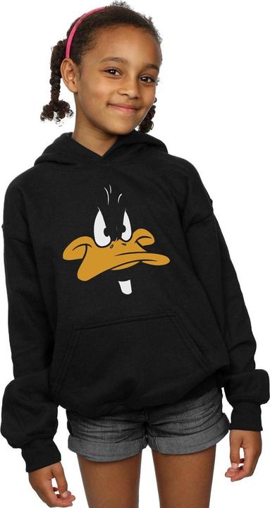 Actual product image Looney Tunes Girls Daffy Duck Big Face Hoodie (152, 158)