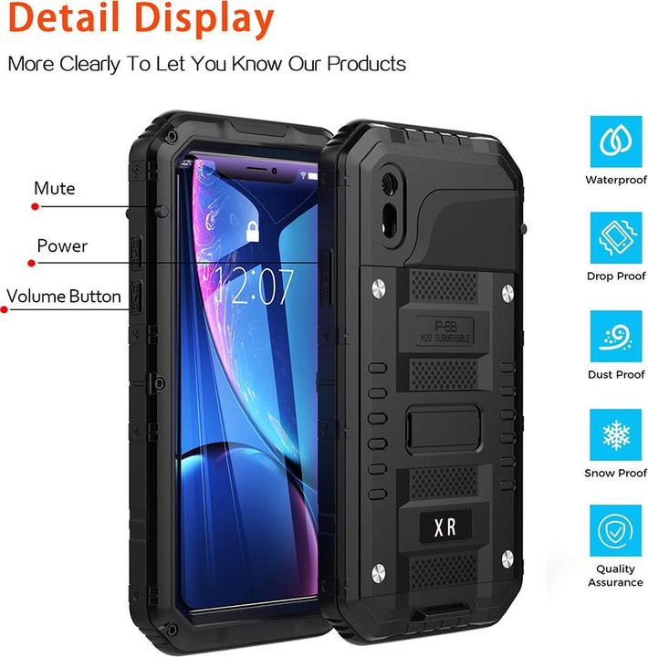 Actual product image Cadorabo Outdoor cover 360 degree protection (Apple iPhone XR)