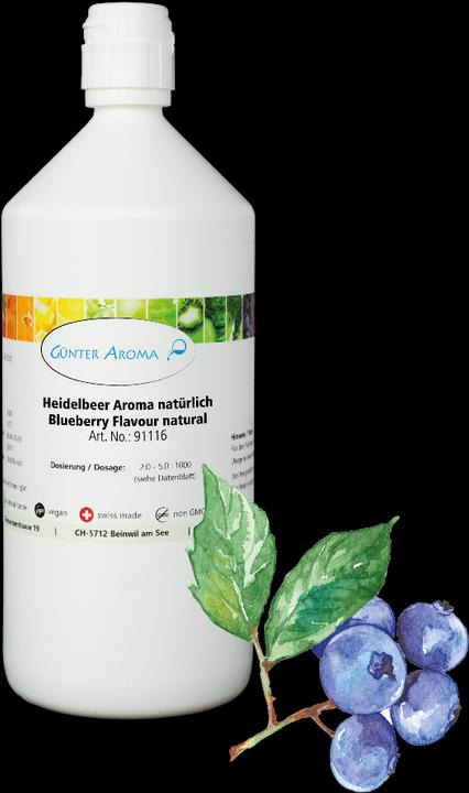 Actual product image Günter Aroma Natural blueberry flavour (1000 g)