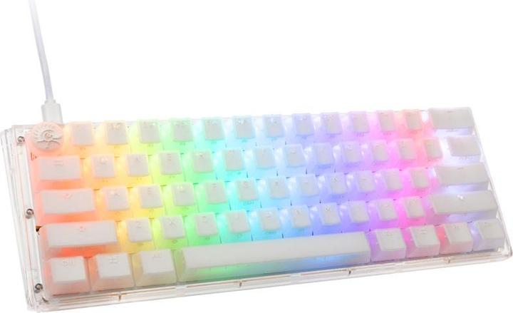 Image du produit Ducky One 3 Aura White Mini clavier de jeu, RGB LED - Kailh Jellyfish Y (US) (US, Filaire)