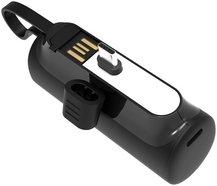 Produktbild Revolt Mini-Powerbank mit USB-C-Stecker & USB-C-Buchse, 4.500 mAh, PD 20 Watt (4500 mAh, 20 W)