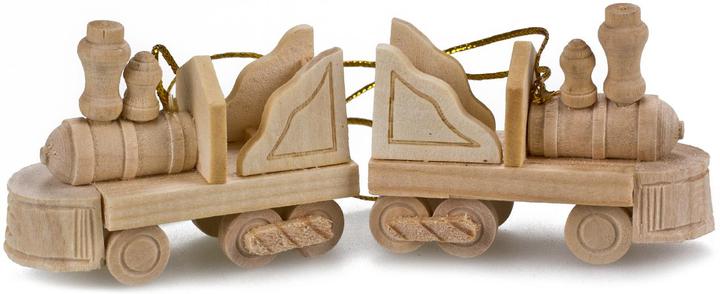 La Mia! Weihnachsbaumschmuck Lokomotive - Linden Holz (1 -teilig)