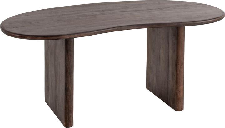 Produktbild FineBuy Schreibtisch Computertisch 180 cm Massivholz Bürotisch Nierenform
