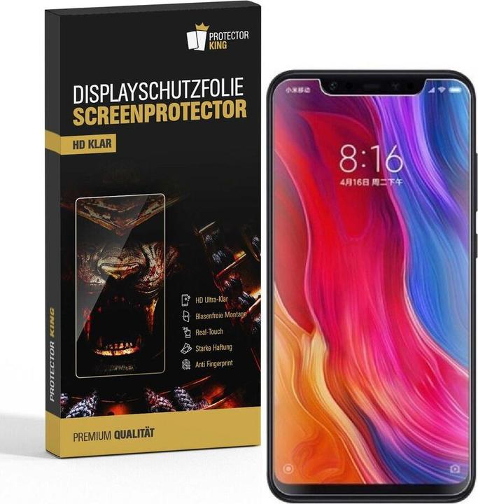 Actual product image Protectorking 4x Premium screen protector 3D CLEAR (4 Piece, Mi 8 SE)