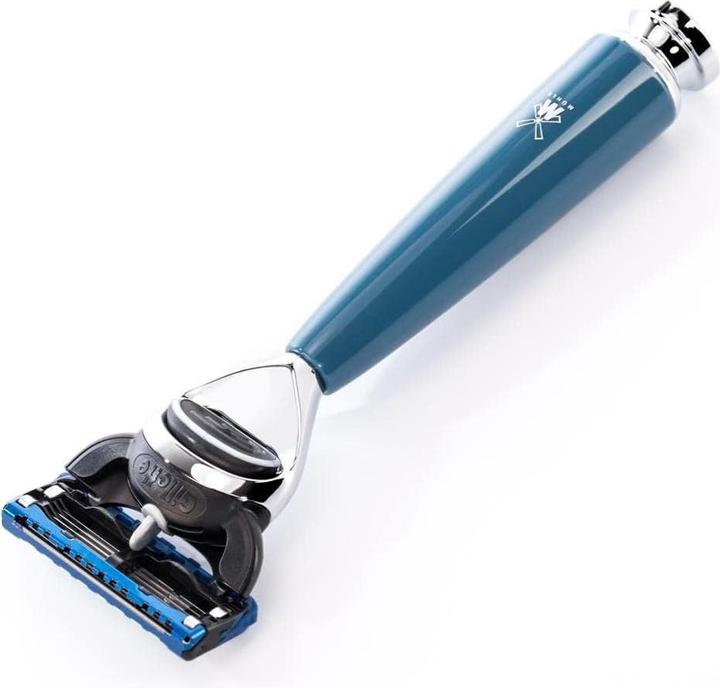 Actual product image Mühle Shaving set, 4-piece with bowl, shaving brush with pure badger hair, 5-blade R (Set)