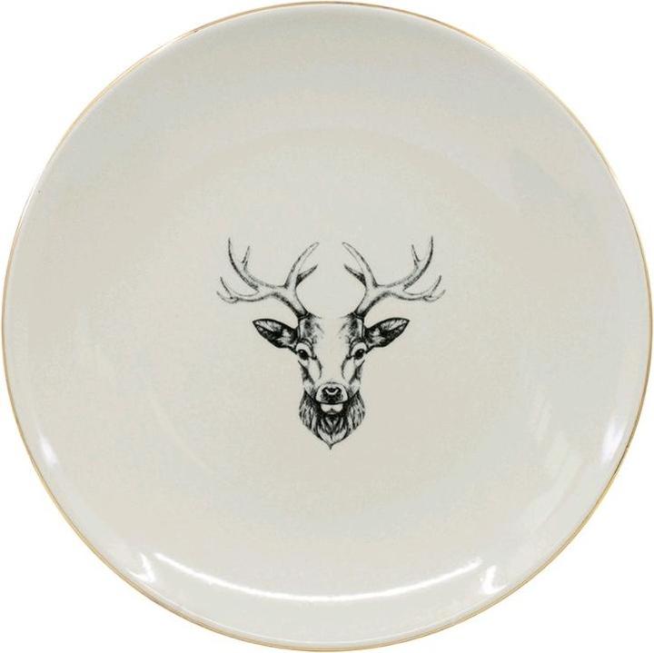 Immagine prodotto Kadastar Oh Cervo! Piatto antipasto cervo 21 cm (1 x, 21 cm)