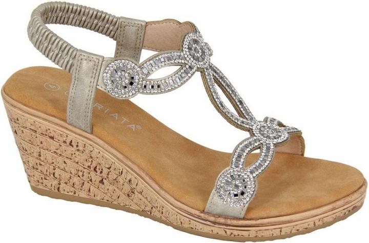 Cipriata Sandalen Ora Mit Juwelen besetzt