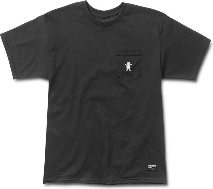 Produktbild Grizzly OG Bear Embroidered Pocket T-Shirt (M)