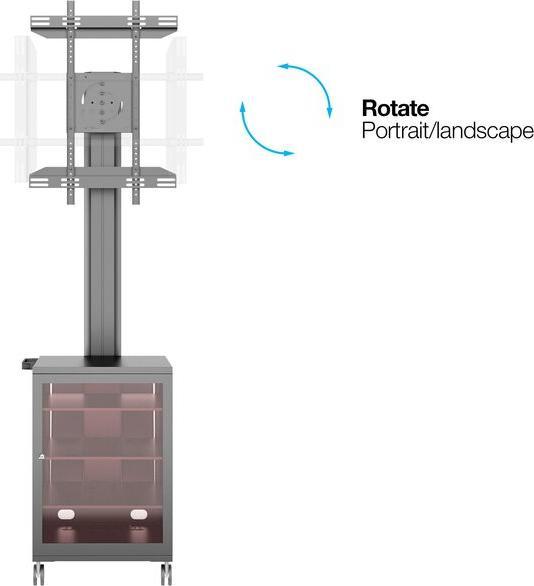 Actual product image Multibrackets Display Stand & MediaBox 180 (Universal, 60", 60 kg)