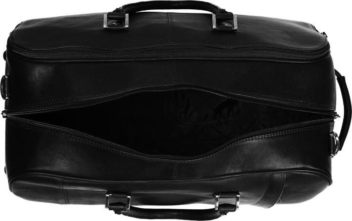 Actual product image The Vegan Cow Chesterfield Brand Leren Trolley Reistas Zwart Jayven (42 l)
