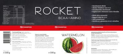 Image du produit PowerFood One One Rocket BCAA (Pastèque, 1 pcs, 500 g)