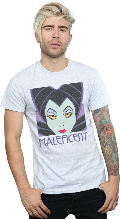 Immagine prodotto Disney Maleficent Cropped Head Maglietta Uomo (S)