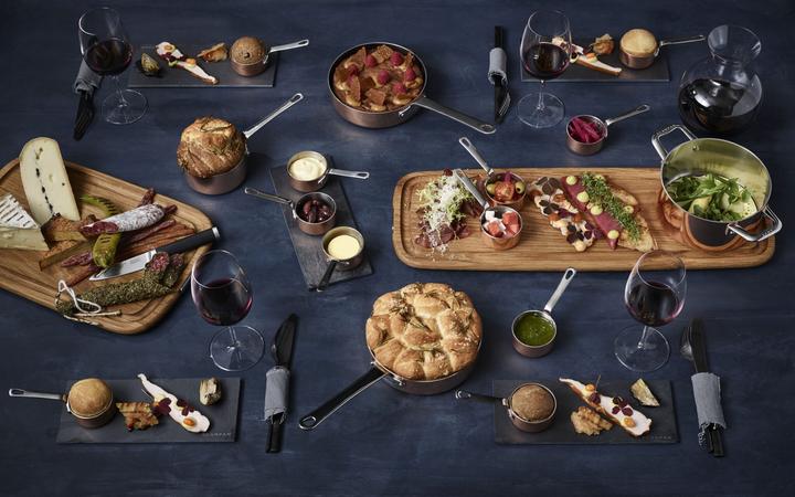 Immagine prodotto Scanpan Casseruola Maitre D' Ø 16 cm - Induzione (16 cm, Casseruola con manico, Acciaio inossidabile, Rame)