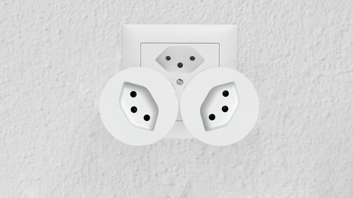 Image du produit Steffen Matter-Zwischenstecker T12/T13 weiss (max.2300W) (Type 13)
