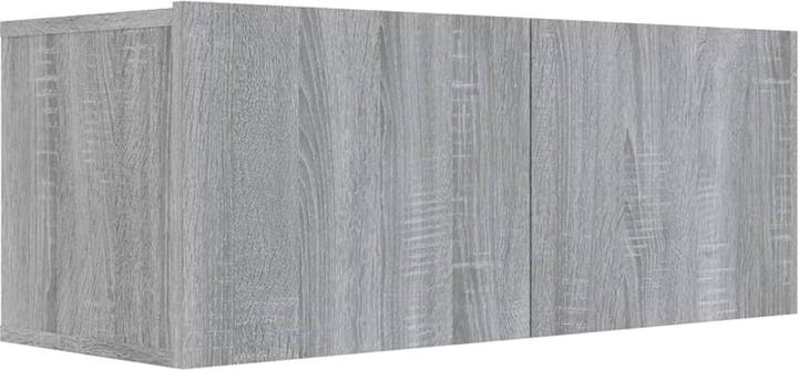 Actual product image VidaXL 4-tlg. TV-Schrank-Set Grau Sonoma Holzwerkstoff,Farbe: Grau (30 x 30 x 110 cm)