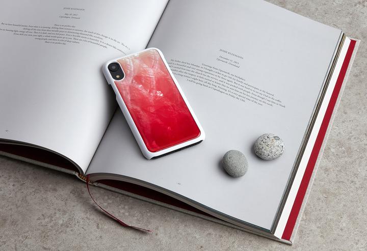 Actual product image Ikins SmartPhone case iPhone XR pink lake baltas (Apple iPhone XR)