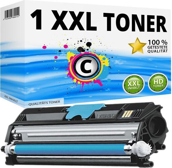 Produktbild Druckfuxx 1x XL TONER CYAN für KONICA MINOLTA MAGICOLOR 1600W 1650EN 1680MF 1690