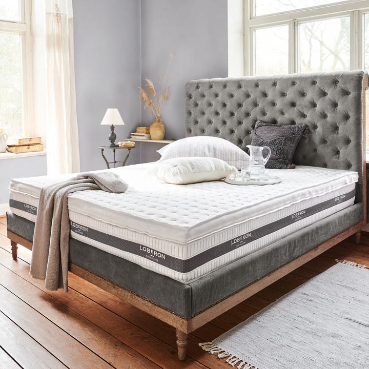 Produktbild Loberon Topper Danisar weiss (180 x 200 cm)