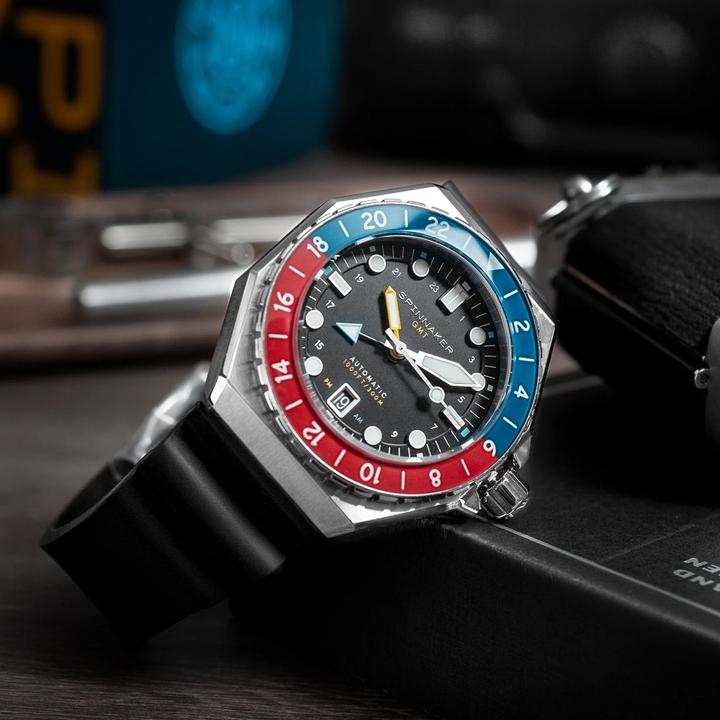 Immagine prodotto Spinnaker SP-5119-44 Orologio Dumas Automatic GMT Uomo 44mm 30ATM (Orologio sub, 44 mm)