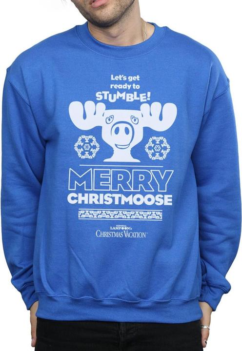 Actual product image National Lampoon´s Vacation Mens Merry Christmoose Sweatshirt (M)