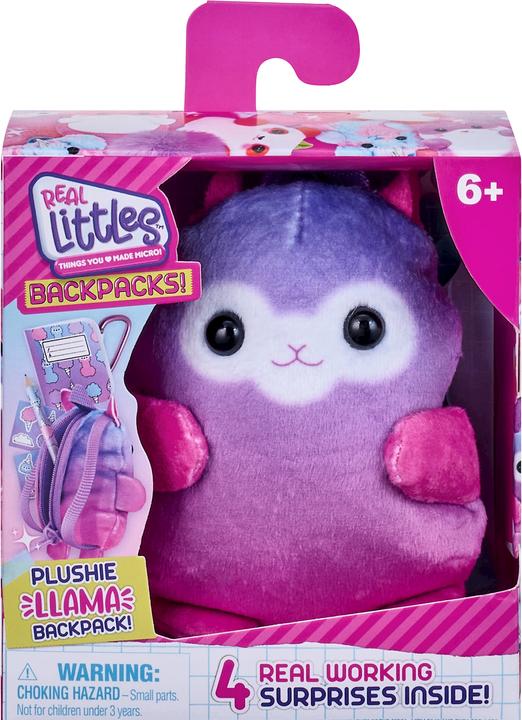 Produktbild Real Tier-Rucksack Plüsch ass. (12) (10 cm)
