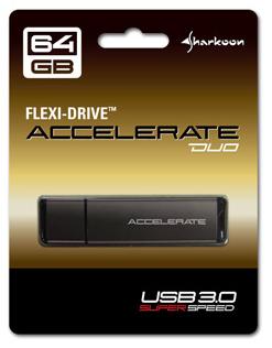 Actual product image Sharkoon Flexi-Drive Accelerate Duo (64 GB)