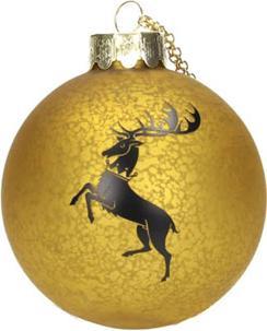 Produktbild Kurt S. Adler Game of Thrones: Glas-Christbaumschmuck Baratheon (1 -teilig)