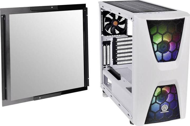 Immagine prodotto Thermaltake Commander C34 TG Snow (ATX, mATX, Mini-ITX)