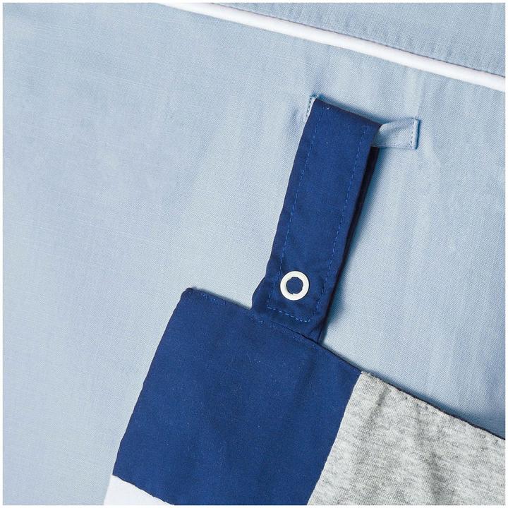 Actual product image nordic coast company Changing mat blue gray (70 x 80 cm)