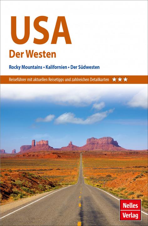 Produktbild Nelles Guide Reiseführer USA: Der Westen (Deutsch, Nelles Verlag, 2022)