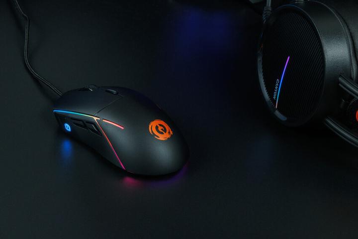 Actual product image Canyon Shadder GM-321 optical gaming mouse, Instant 725F, ABS material, Huanuo 5 million cycle switch. (Cable)