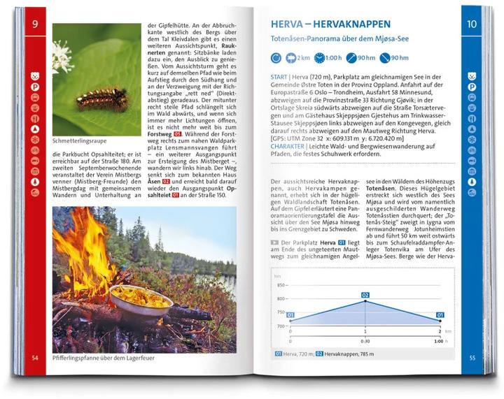 Produktbild Wanderführer Norwegen Süd, Von Oslo bis zum Geirangerfjord, 75 Touren