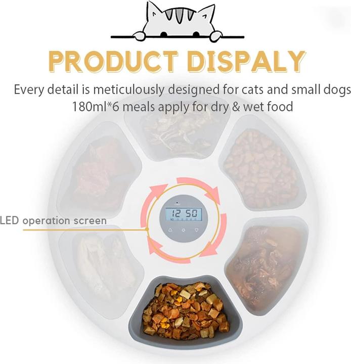 Image du produit Edha Distributeur automatique de nourriture pour chats