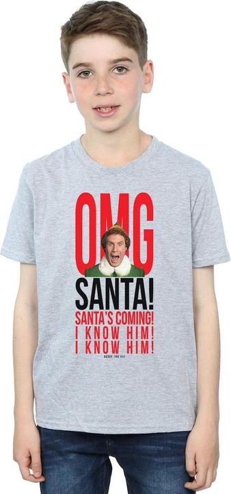 Image du produit Elf - T-shirt OMG SANTA KNOW HIM - Garçon (140, 146)