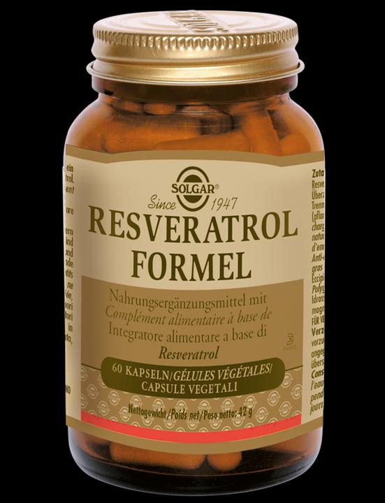 Produktbild Solgar Resveratrol Formel Pflanzliche Kapseln (60 Stk) (60 Stück, Kapseln, 167 g)